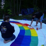 painting tipi